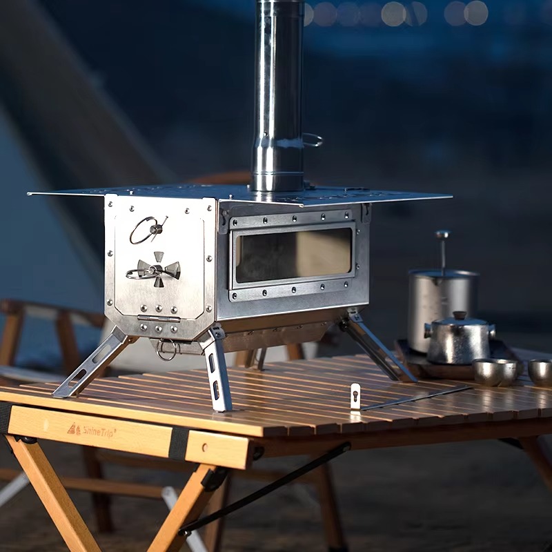 Outdoor Camping Wood Burning Stove - 2026 Outdoor Portable Tent Camping Wood