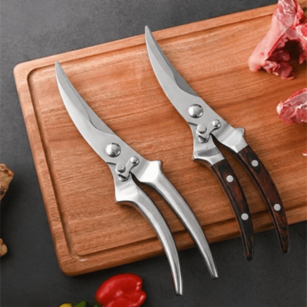 Kitchen Outdoor Camping - Stainless Steel Kitchen Scissors Sharp Ergonomic