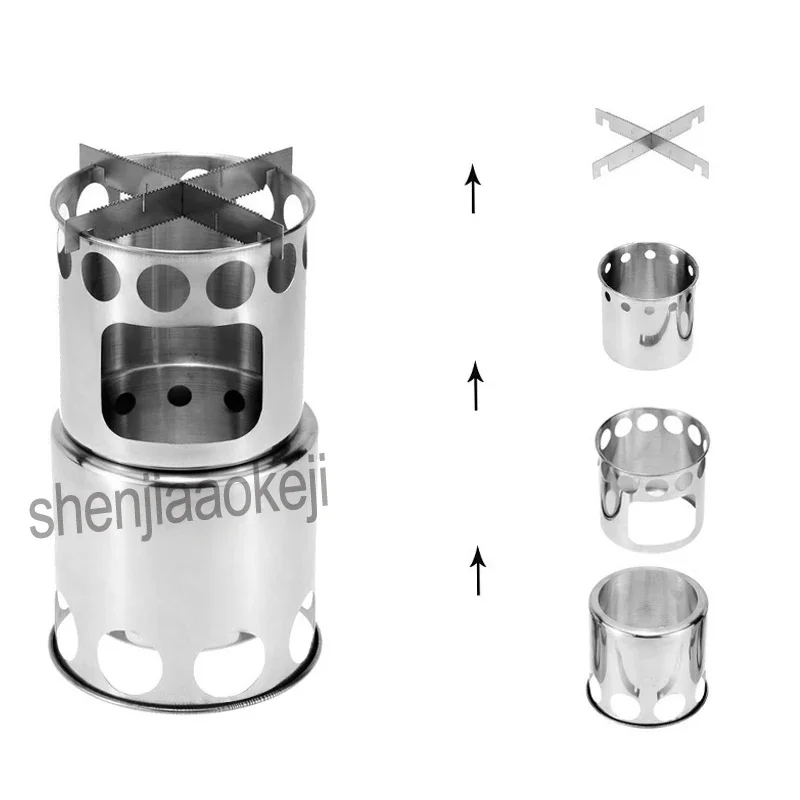 Outdoor Camping Wood Burning Stove - New Multi-purpose Camping Grill Stove Stainless