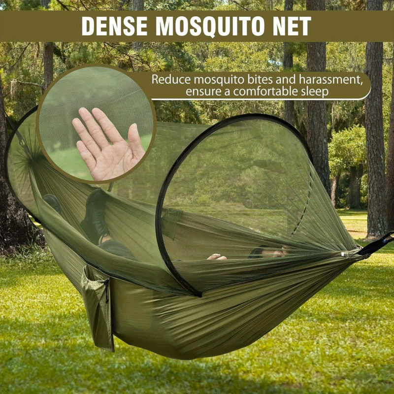 Camping Hammock - 2-In-1 Camping Hammock With Mosquito Net