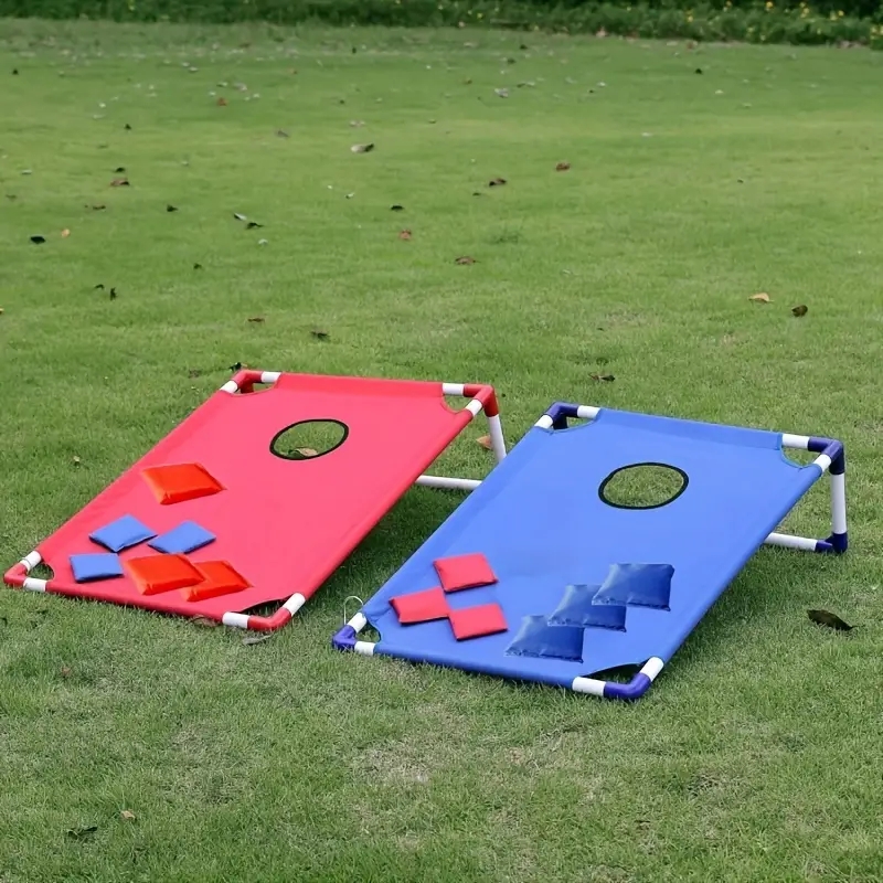 Outdoor Camping Games For Adults - Corn Hole Game Set Includes 2