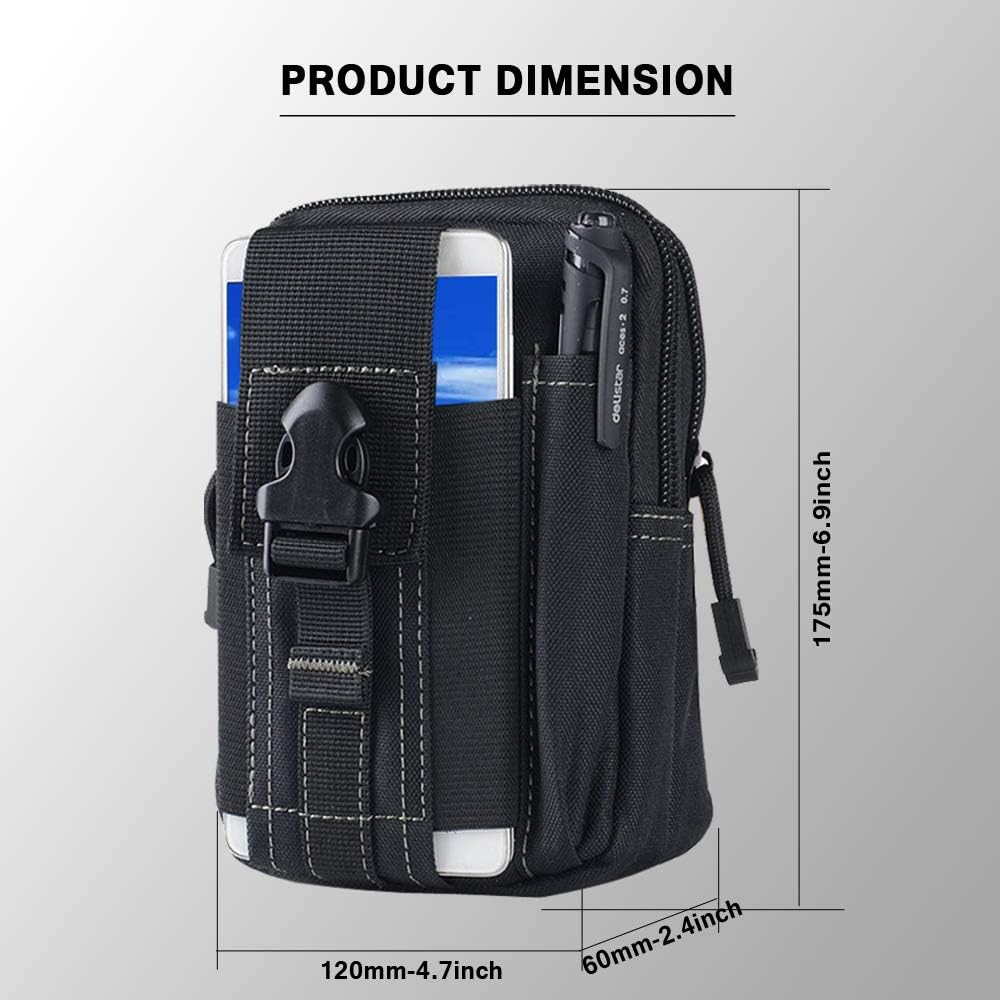 Tactical Molle Belt Pouch Mili - Outdoor Camping Accessories 评论和价格