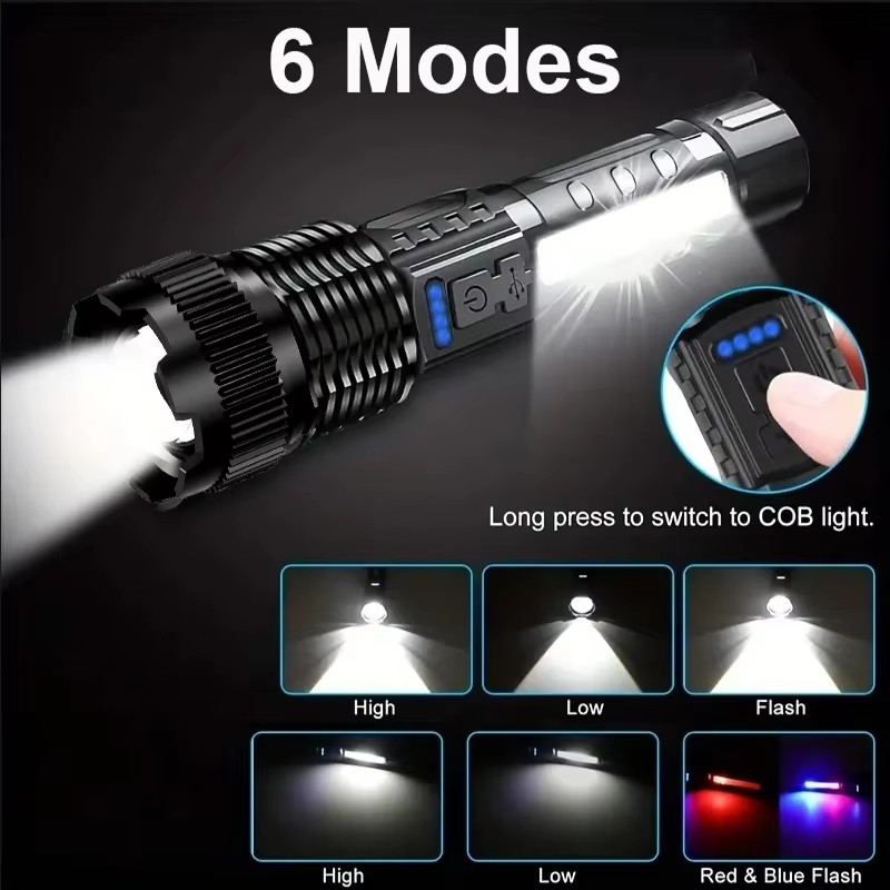 2pcs/set High Power LED Flashl - Outdoor Camping Glamping Share 评论和价格