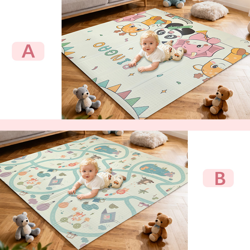 1pc Large Foldable Baby Crawli - Outdoor Camping Mats Large 评论和价格