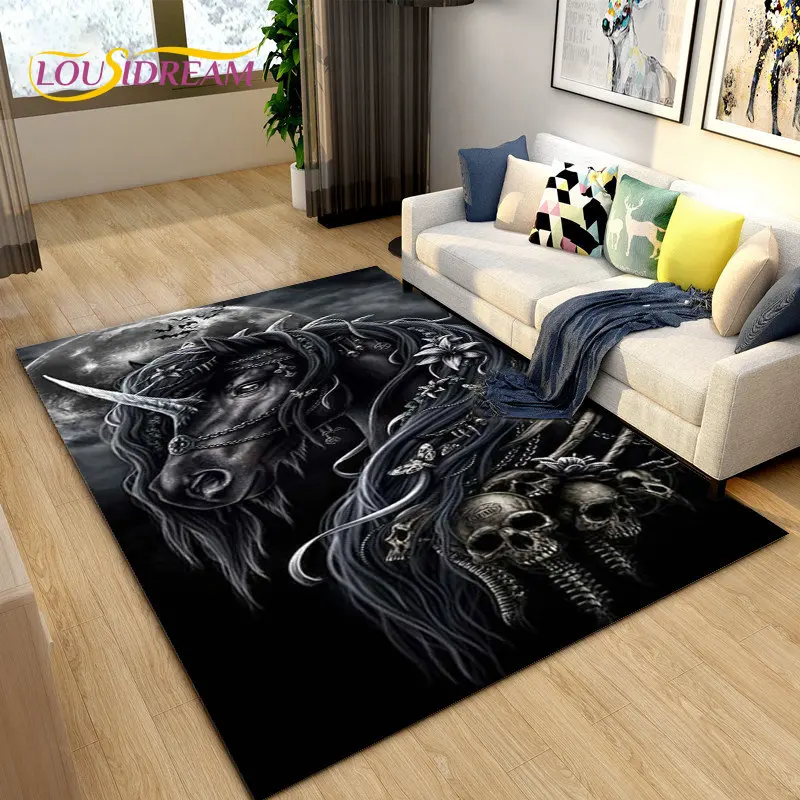 3D Light Luxury Modern Horse A - Outdoor Camping Mats Large 评论和价格