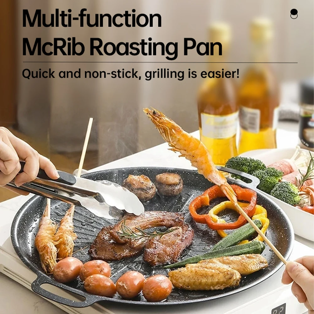 34CM Outdoor BBQ Grill Pan Non - Kitchen Outdoor Camping 评论和价格