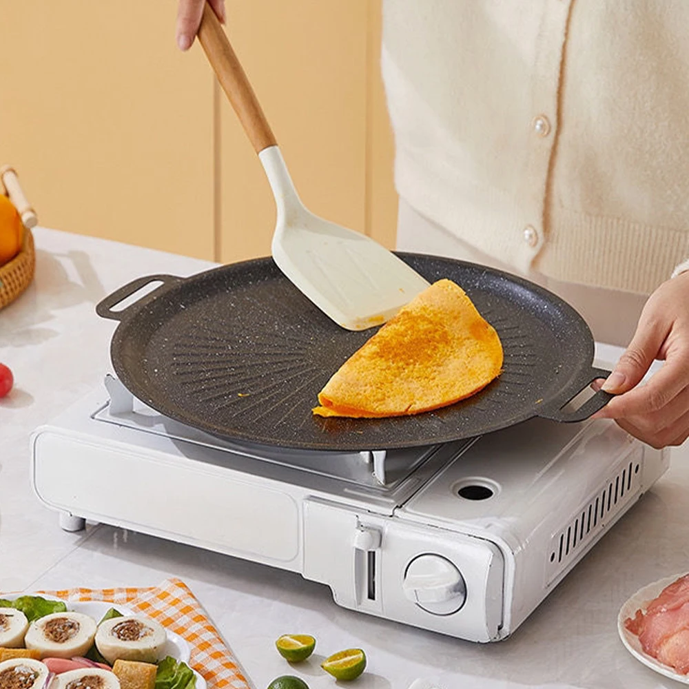 34CM Outdoor BBQ Grill Pan Non - Kitchen Outdoor Camping 评论和价格