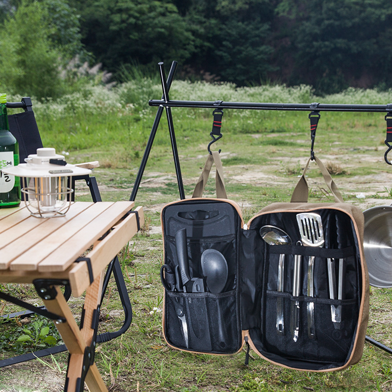 8pcs Camping Kitchen Cookware  - Outdoor Camping Utensils 评论和价格