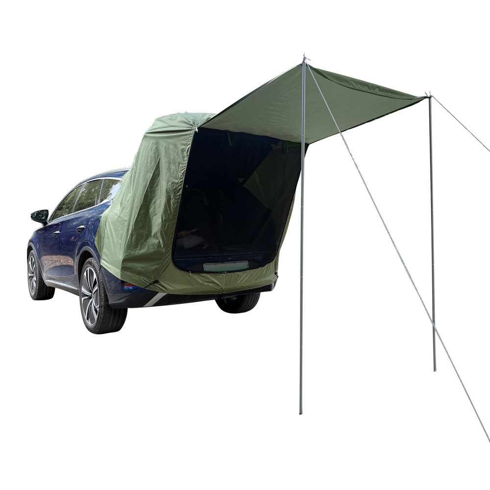 Outdoor Rainproof Canopy Roof  - Outdoor Camping Car Tail Tent 评论和价格