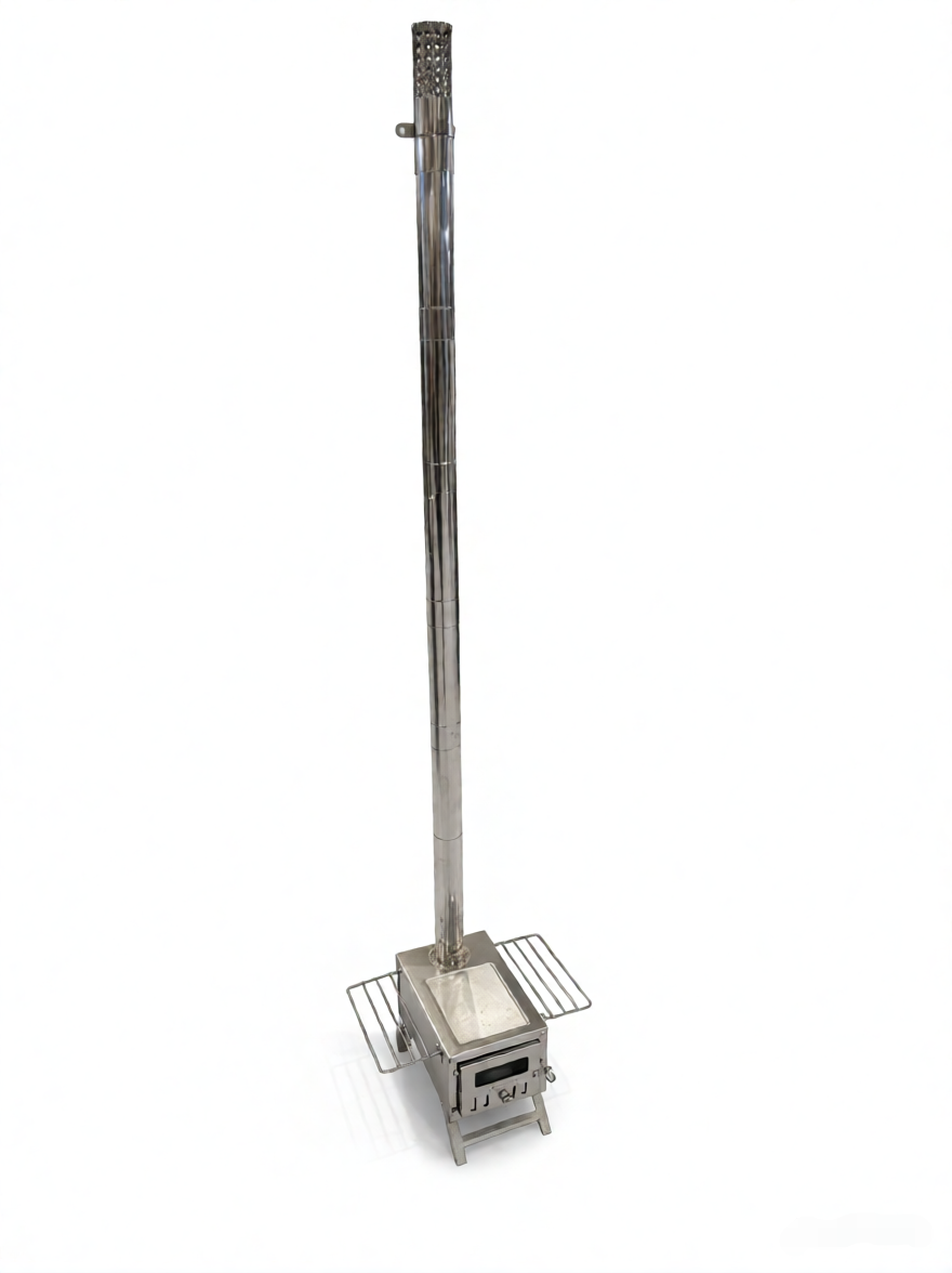 Portable Stainless Steel Tent  - Outdoor Camping Wood Burning Stove 评论和价格