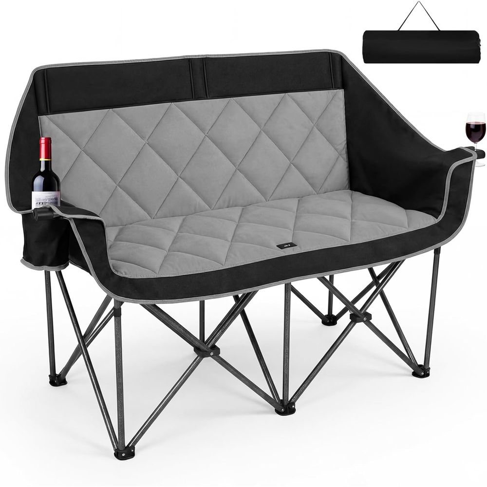 Doule Camping Chair,2 Person C - Outdoor Oversized Camping Chair 评论和价格