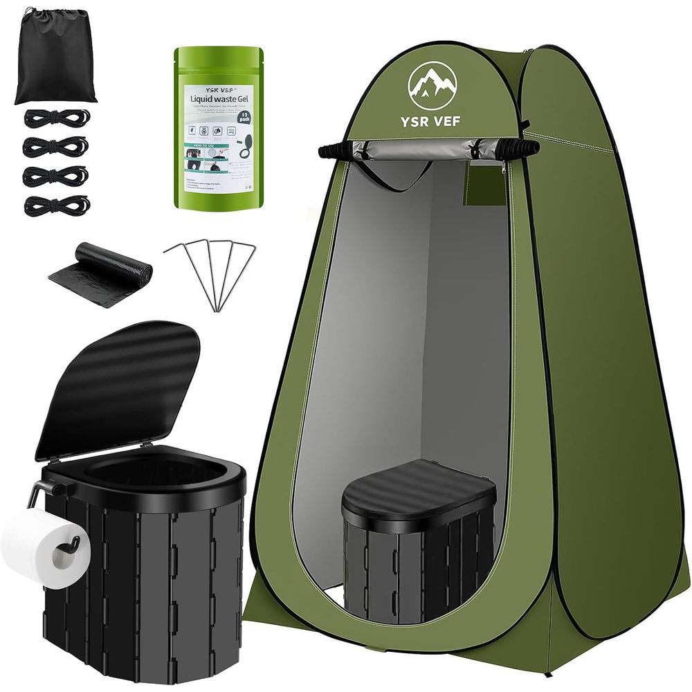 Portable Toilet Kit, Camping T - Outdoor Camp 评论和价格