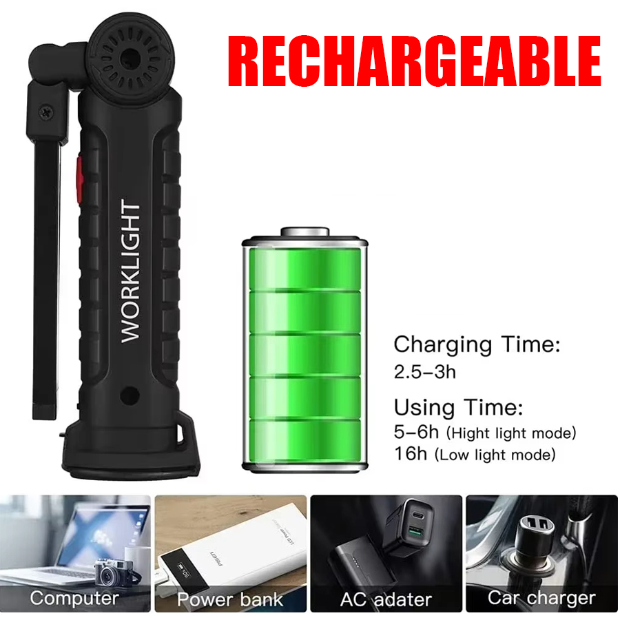 Portable LED Flashlight with M - Outdoor Camping Accessories 评论和价格