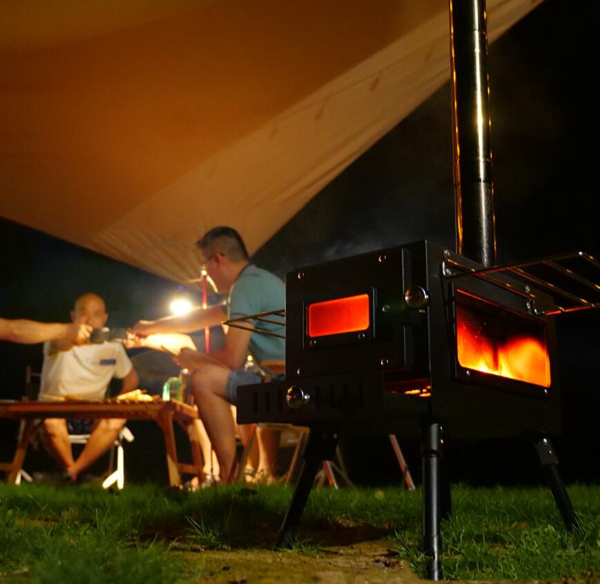 Portable Outdoor Camping Steel - Outdoor Camping Wood Burning Stove 评论和价格