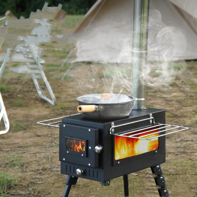 Portable Outdoor Camping Steel - Outdoor Camping Wood Burning Stove 评论和价格