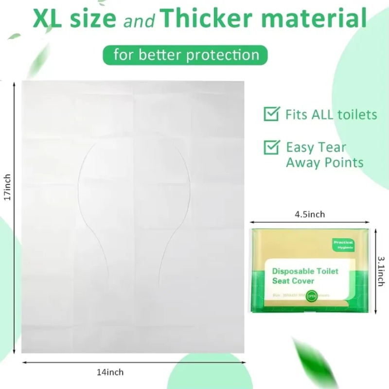 10-120PCS Disposable Toilet Se - Outdoor Camping Bathroom 评论和价格