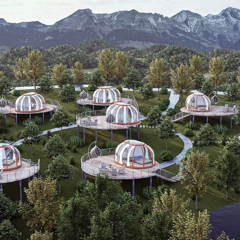 Transparent Polycarbonate Dome - Outdoor Camping Venues 评论和价格