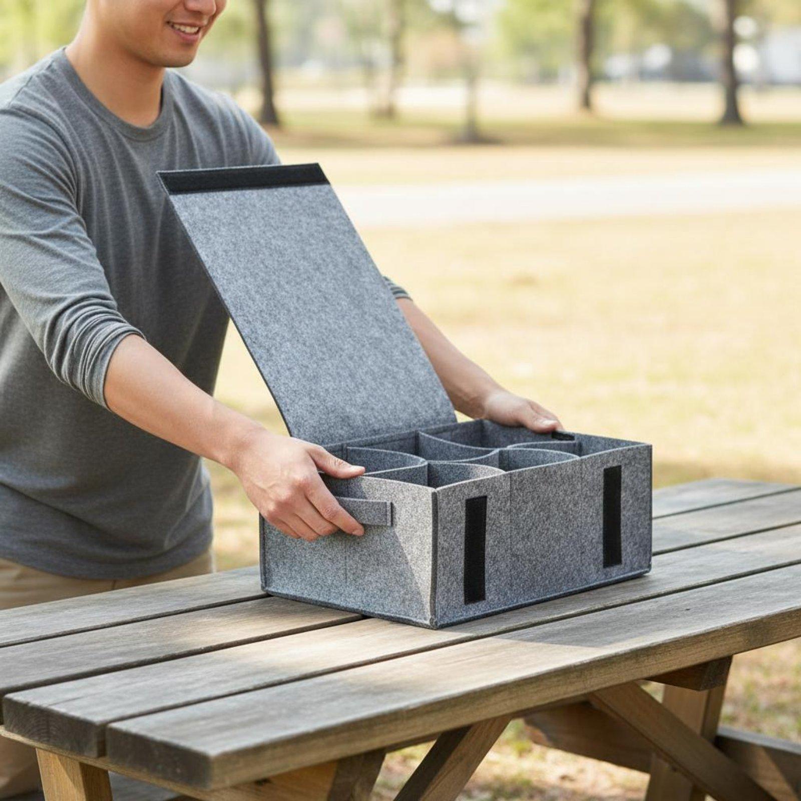Household Felt Storage Pouch P - Kitchen Outdoor Camping 评论和价格