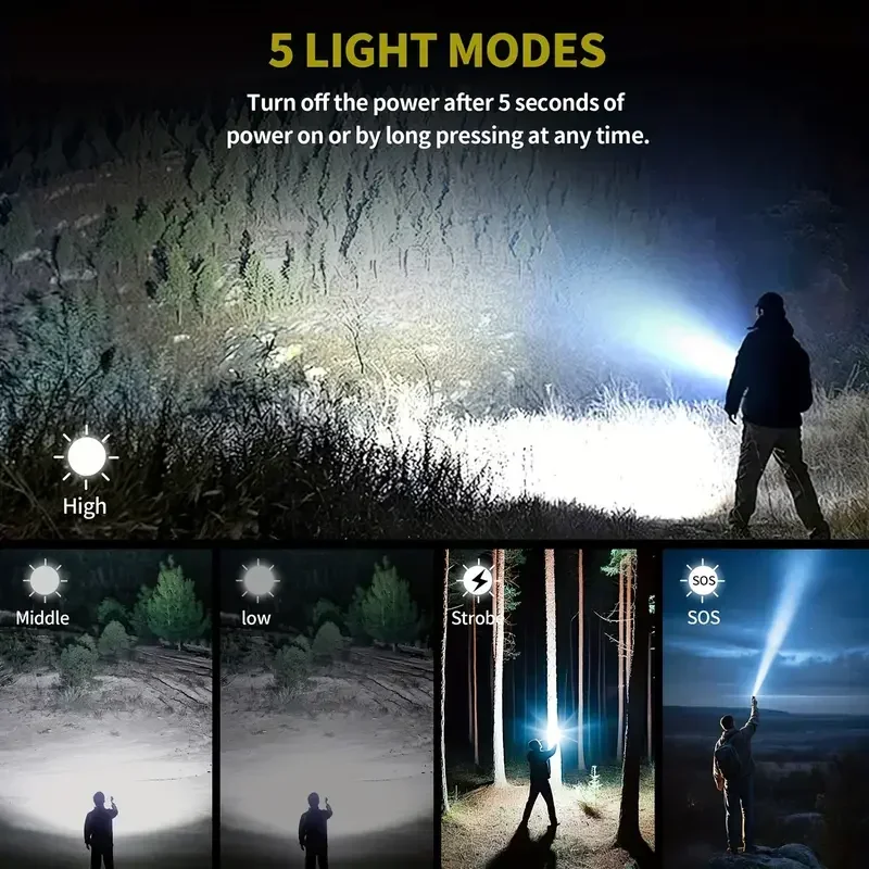 Ultra Powerful Flashlight Conc - Outdoor Camping Accessories 评论和价格