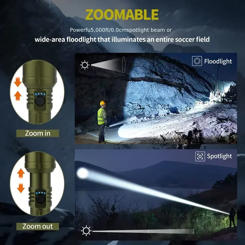 Ultra Powerful Flashlight Conc - Outdoor Camping Accessories 评论和价格