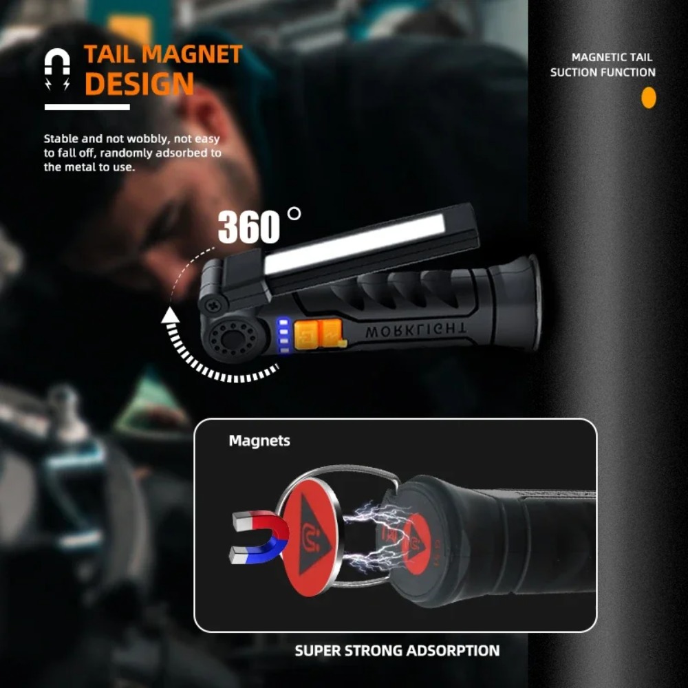 Portable COB LED Flashlight US - Outdoor Camping Accessories 评论和价格