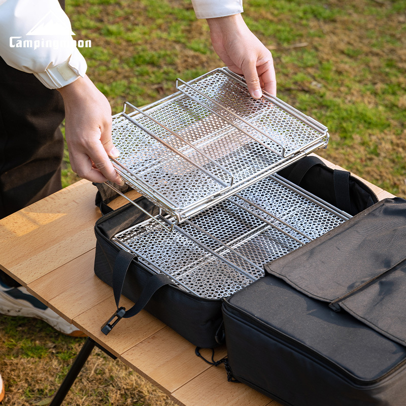 CAMPINGMOON CK-23SF Hexagonal  - Outdoor Camping Folding Storage Box 评论和价格