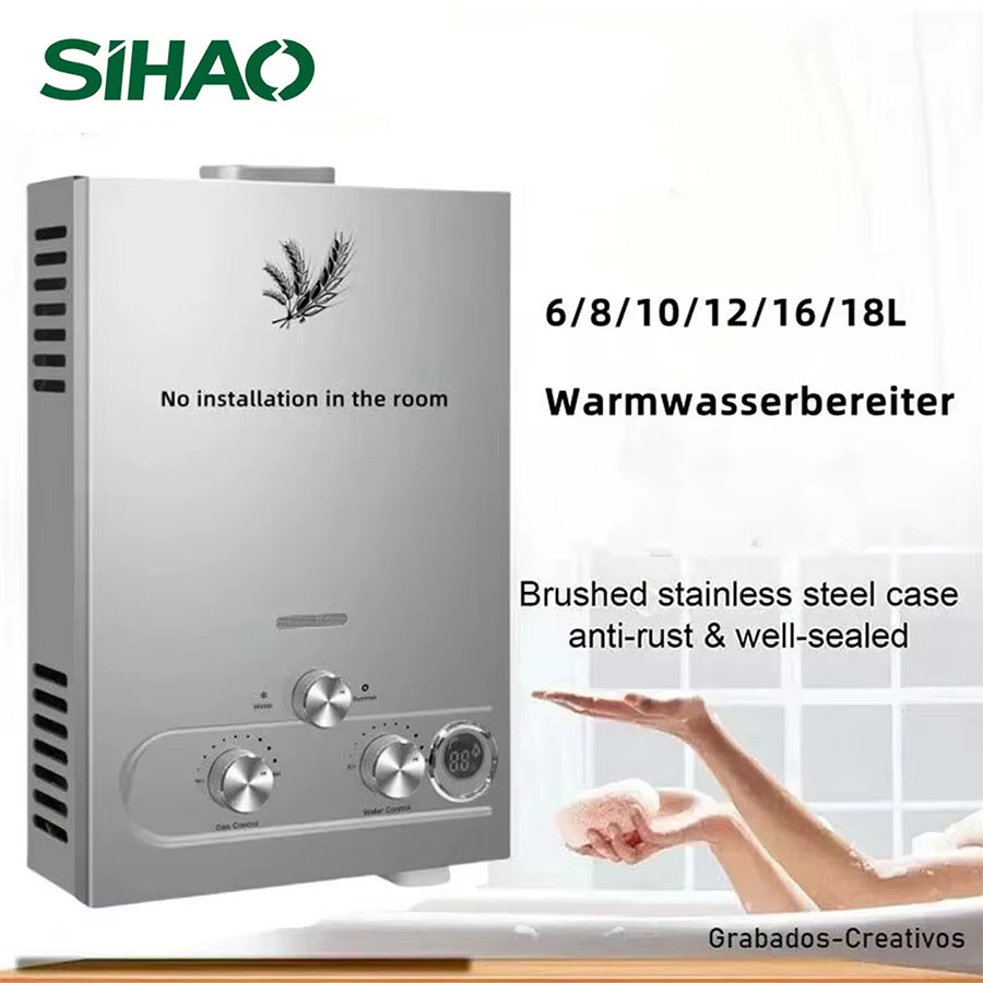 SIHAO 12L 16L 18L GPM LPG Gas  - Outdoor Camping Bathroom 评论和价格