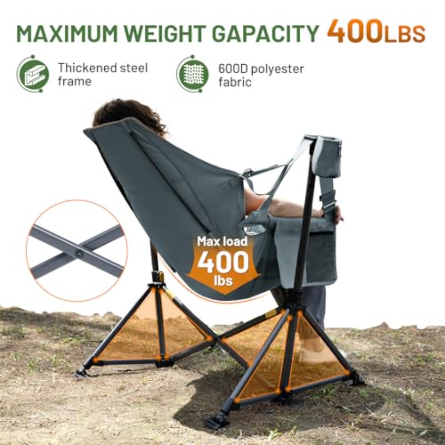 zz-Hammock Camping Chair, Over - Outdoor Oversized Camping Chair 评论和价格