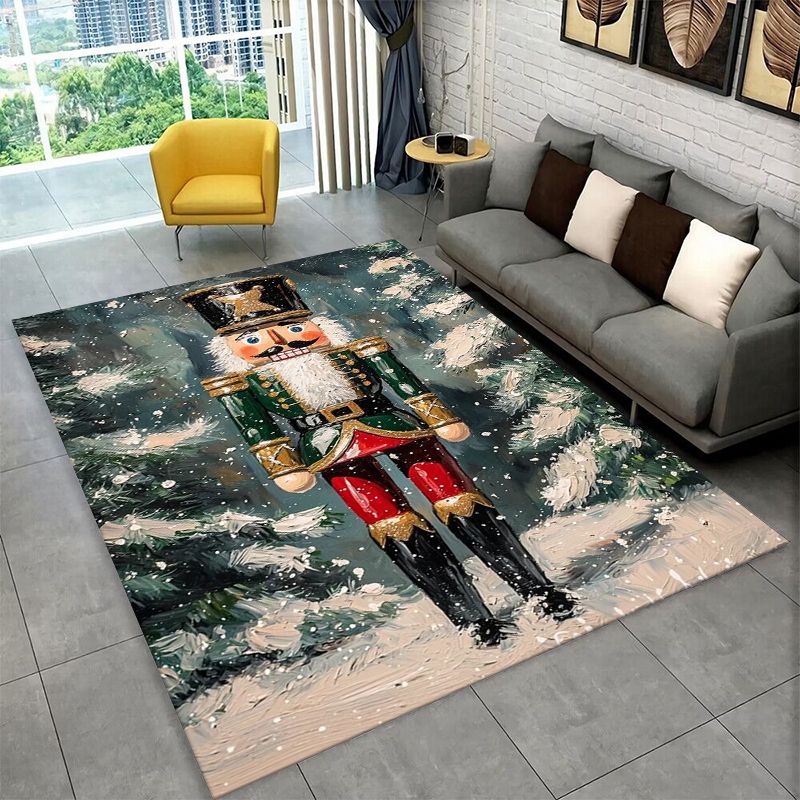Cartoon The Nutcracker Puppet  - Outdoor Camping Mats Large 评论和价格