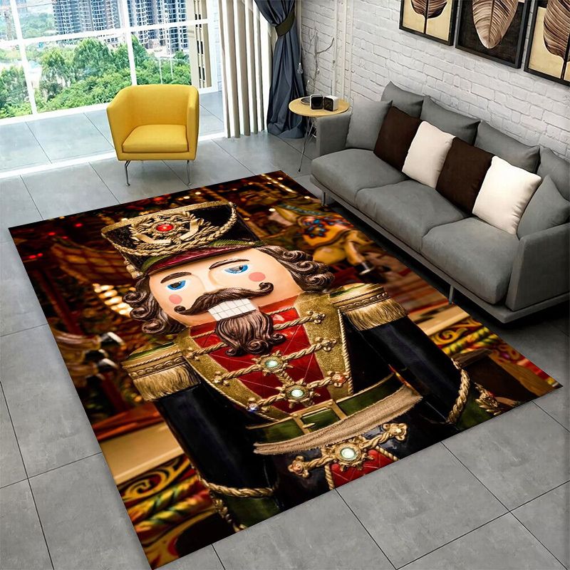 Cartoon The Nutcracker Puppet  - Outdoor Camping Mats Large 评论和价格