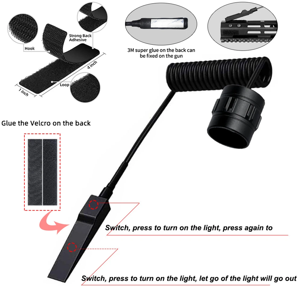 LED Tactical Hunting Flashligh - Outdoor Camping Glamping Share 评论和价格