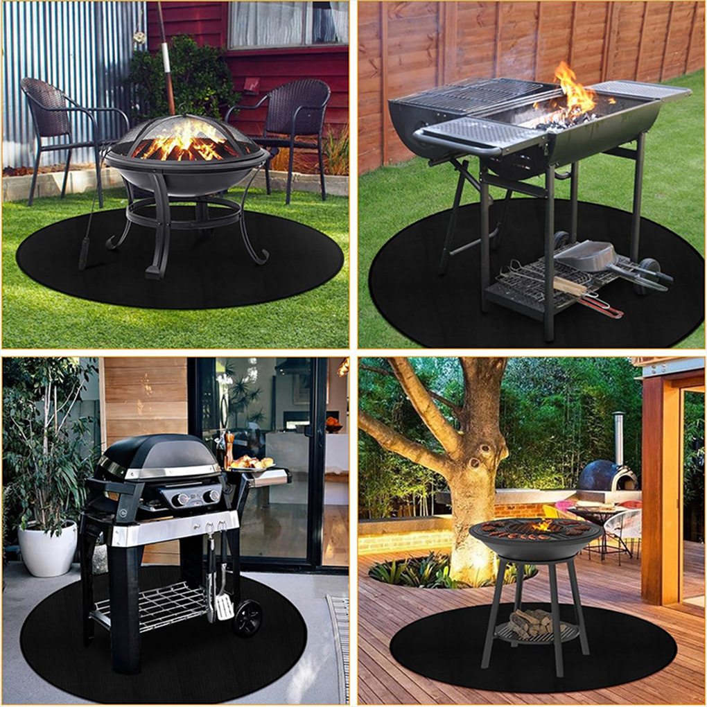 Fireproof mat double-sided bla - Kitchen Outdoor Camping 评论和价格