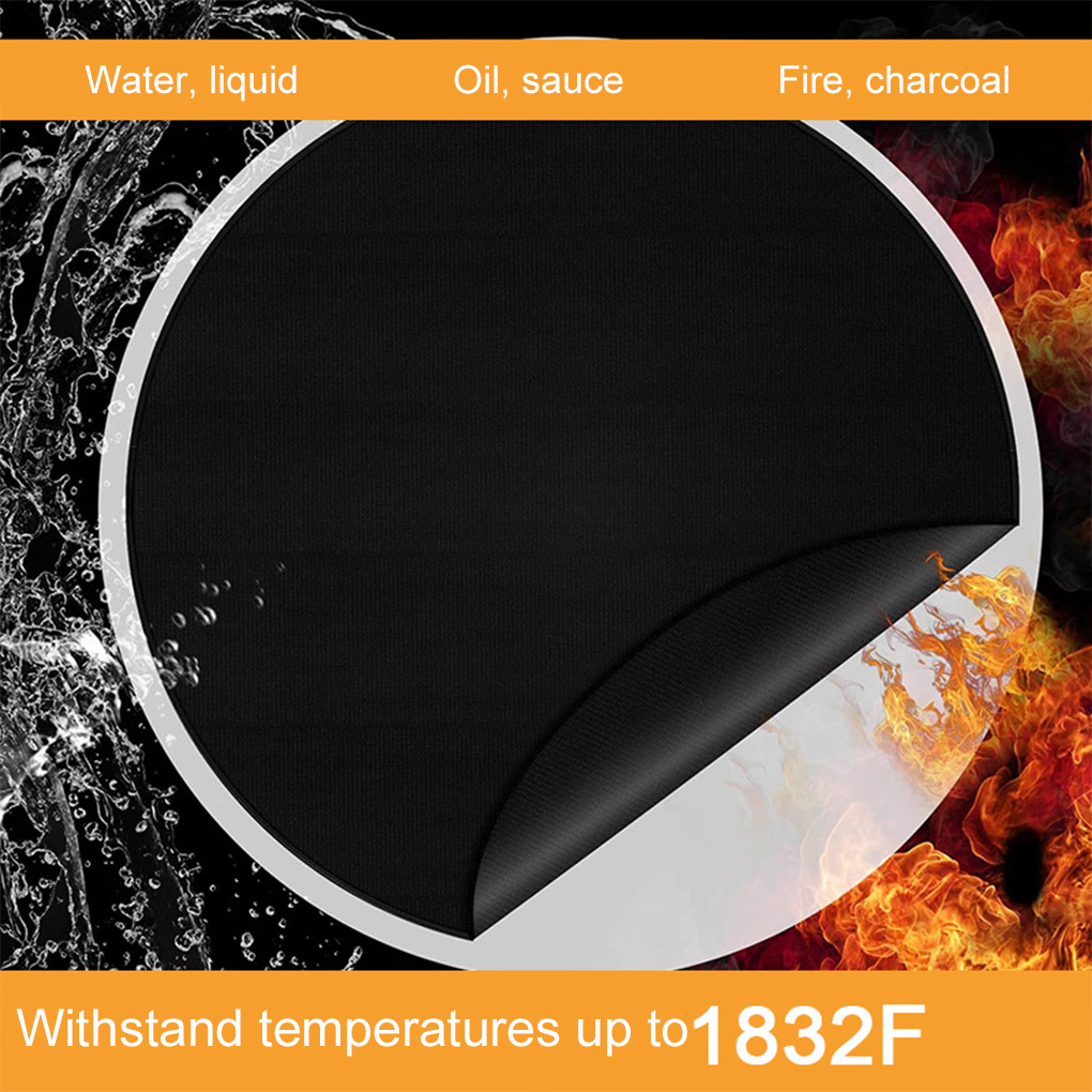 Fireproof mat double-sided bla - Kitchen Outdoor Camping 评论和价格