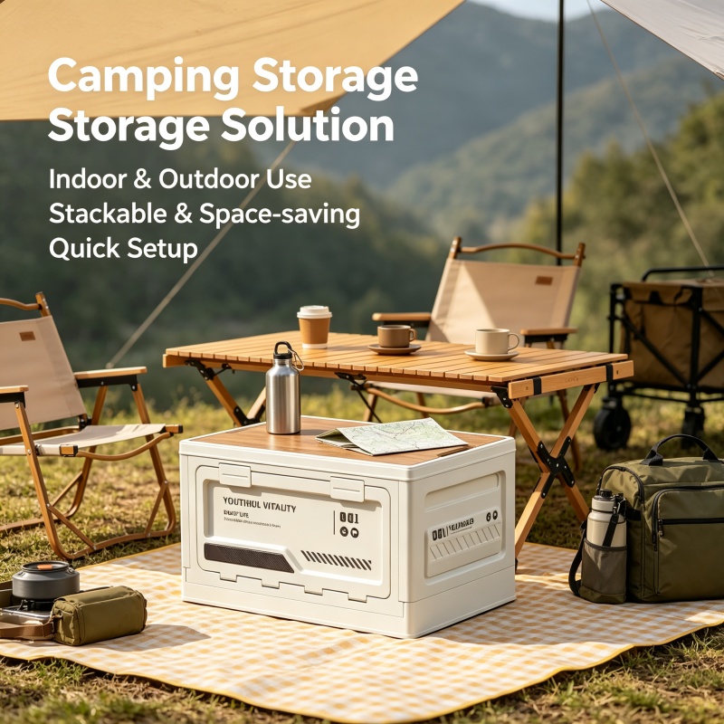 Outdoor Storage Box Camping Fo - Outdoor Camping Folding Storage Box 评论和价格