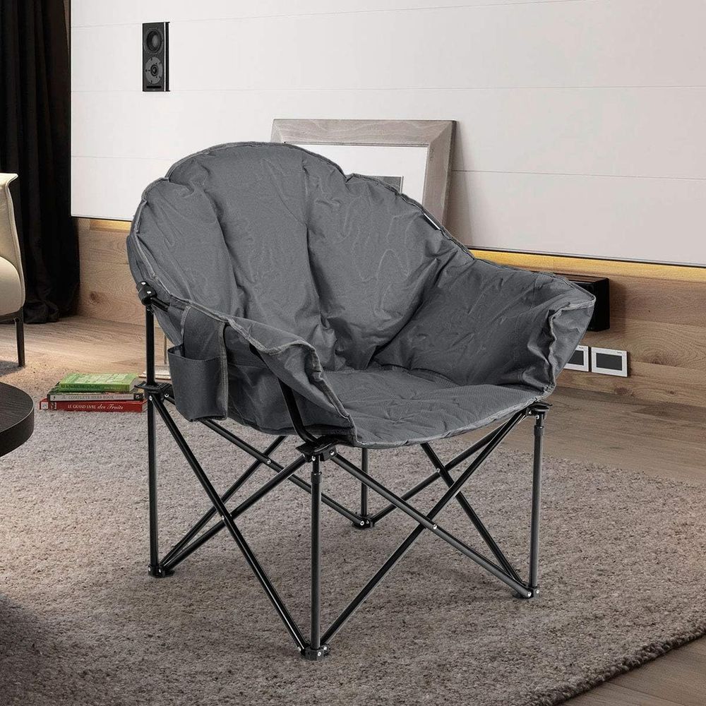 Oversized Cushioned Moon Sauce - Outdoor Oversized Camping Chair 评论和价格