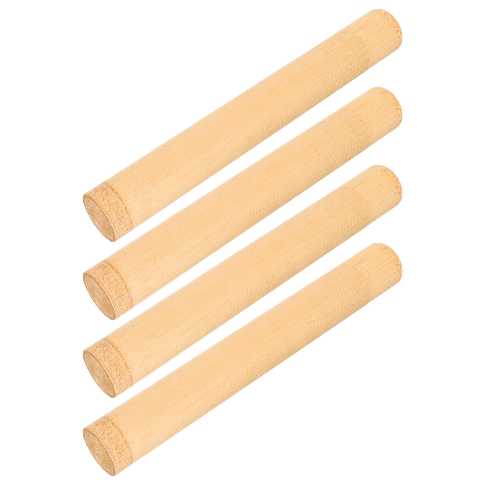 4Pcs Bamboo Toothbrush Holder  - Outdoor Camping Bathroom 评论和价格
