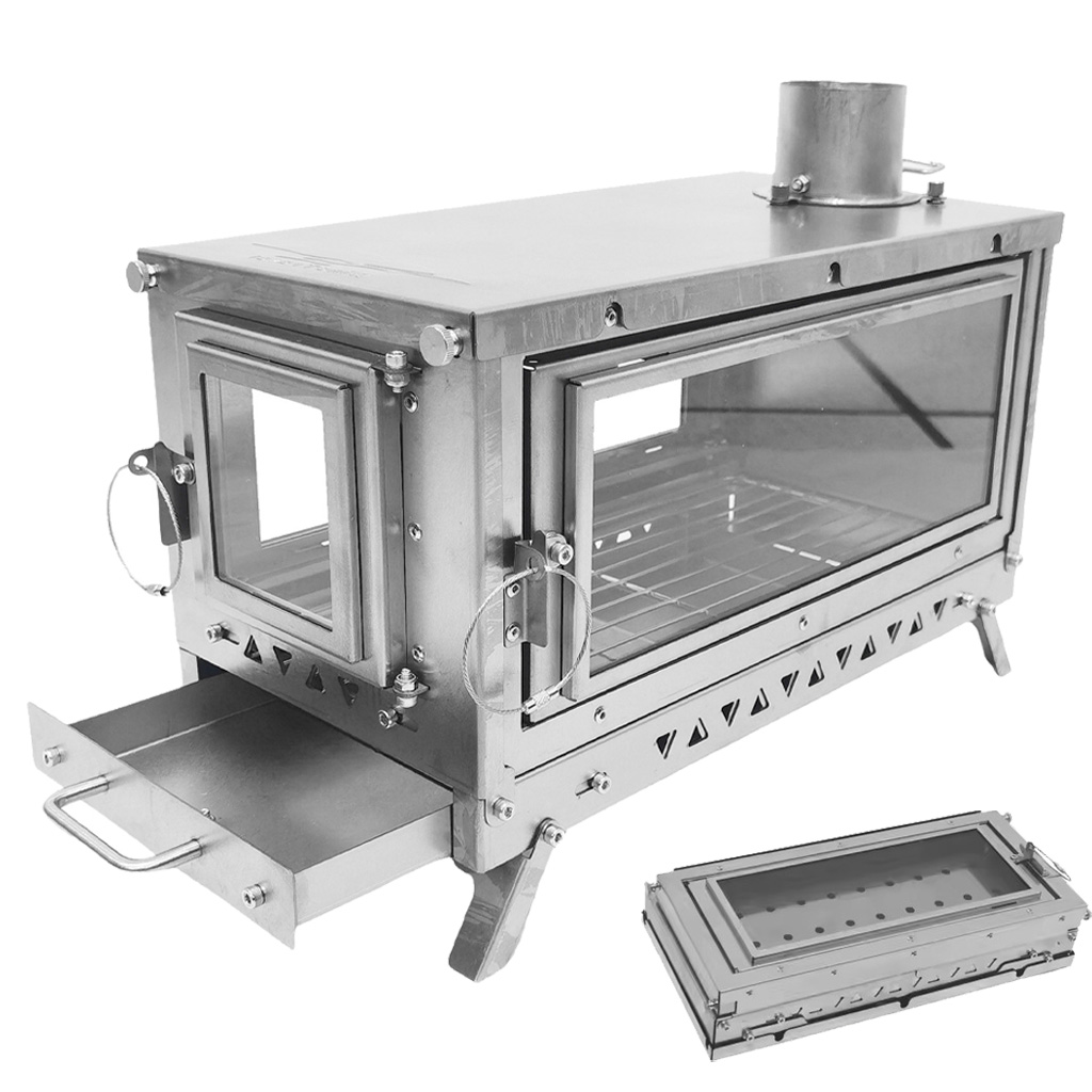 DANCHEL T3 Titanium Tent Stove - Outdoor Camping Wood Burning Stove 评论和价格