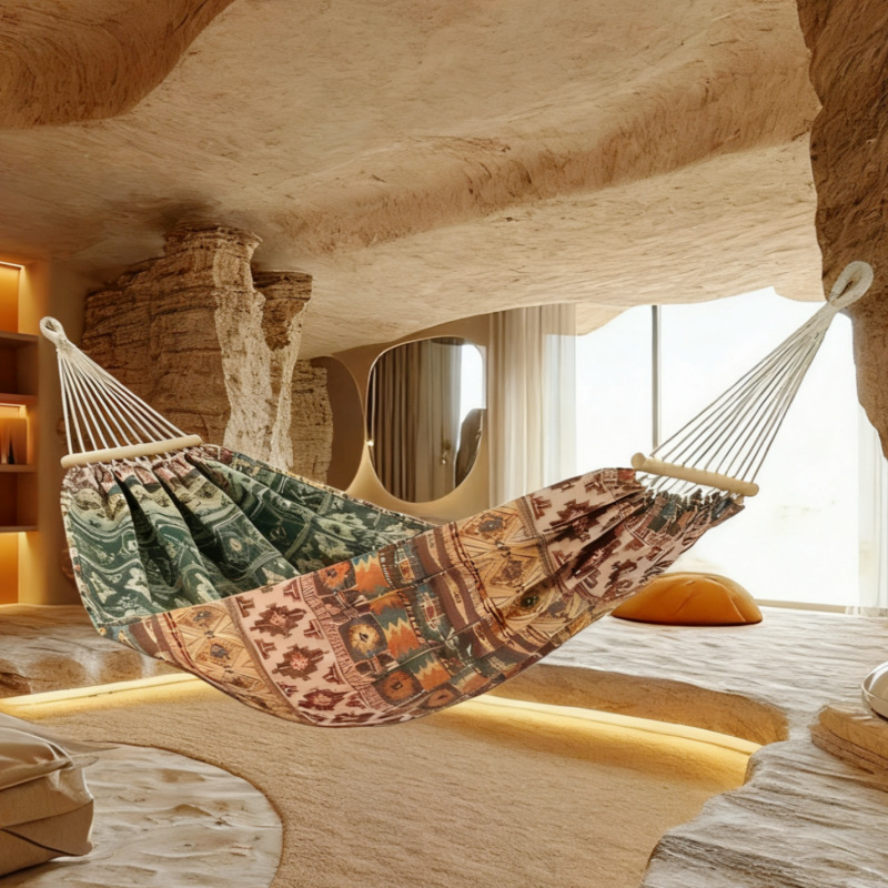 200X150cm Jacquard Retro Doubl - Camping Hammock 评论和价格