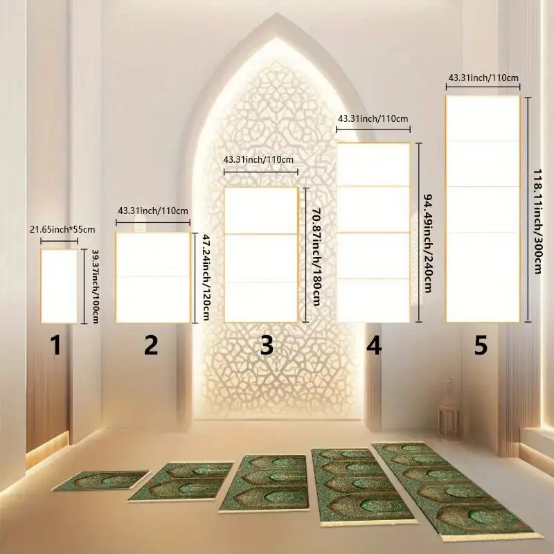 VIKAMA Luxury Muslim Prayer Ma - Outdoor Camping Mats Large 评论和价格