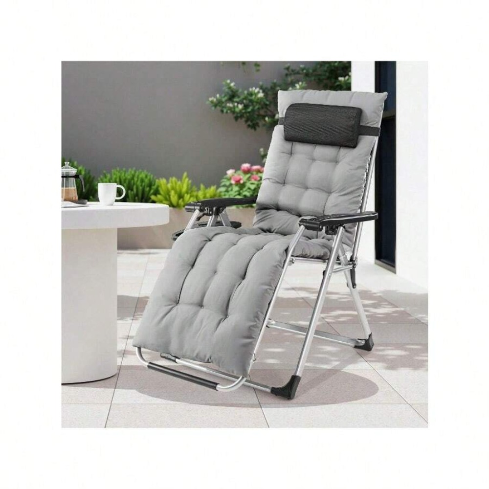 Folding Zero Gravity Chair wit - Outdoor Oversized Camping Chair 评论和价格