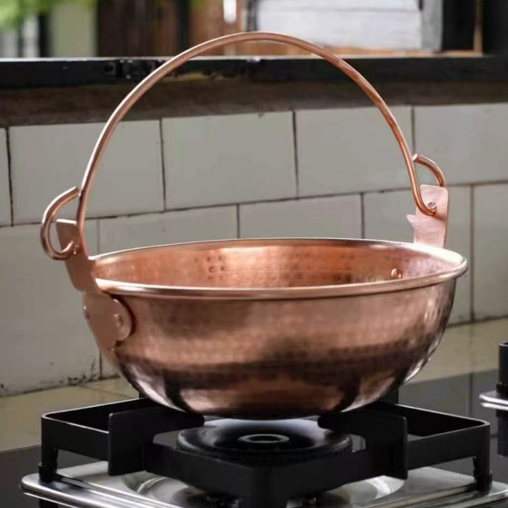 Vintage Copper Hanging Pot,Out - Outdoor Camping Utensils 评论和价格