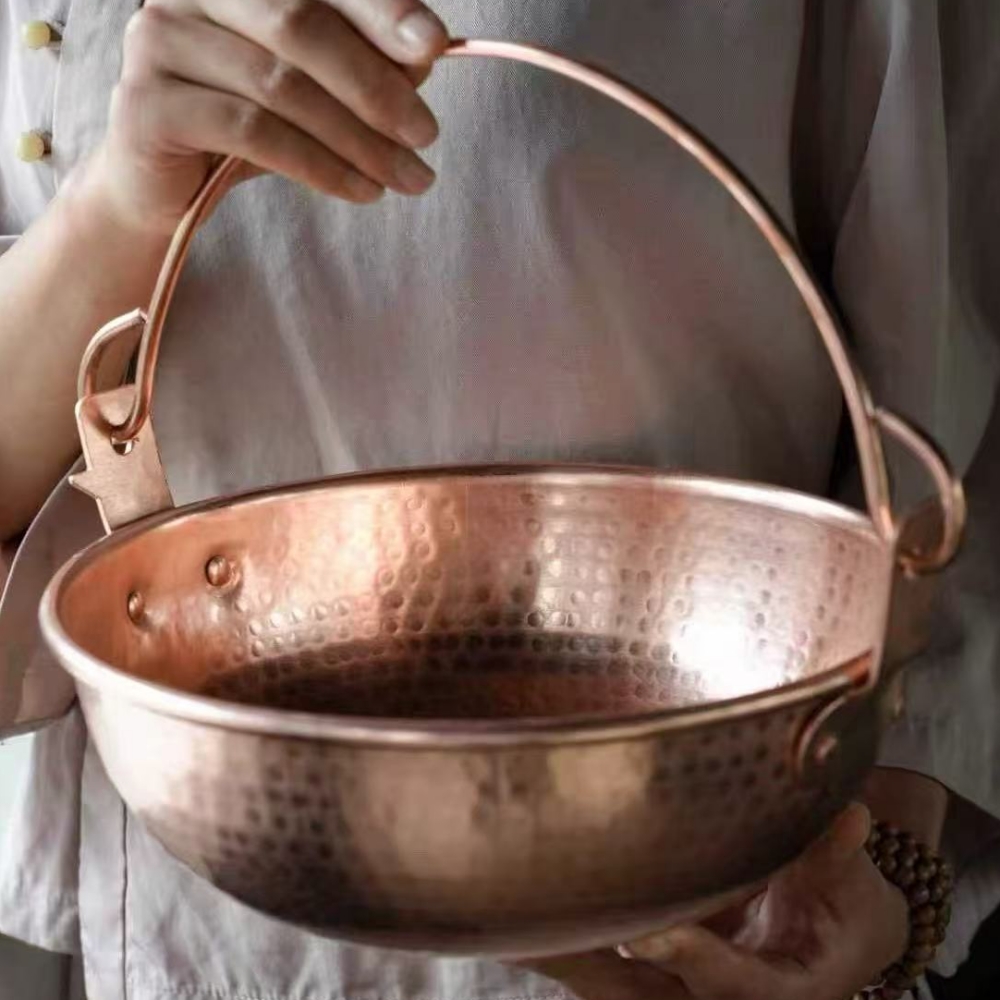 Vintage Copper Hanging Pot,Out - Outdoor Camping Utensils 评论和价格