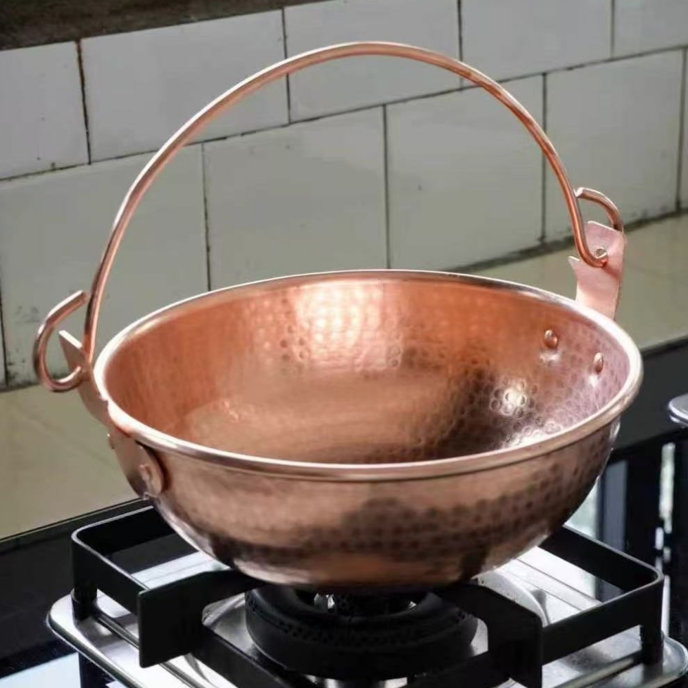 Vintage Copper Hanging Pot,Out - Outdoor Camping Utensils 评论和价格