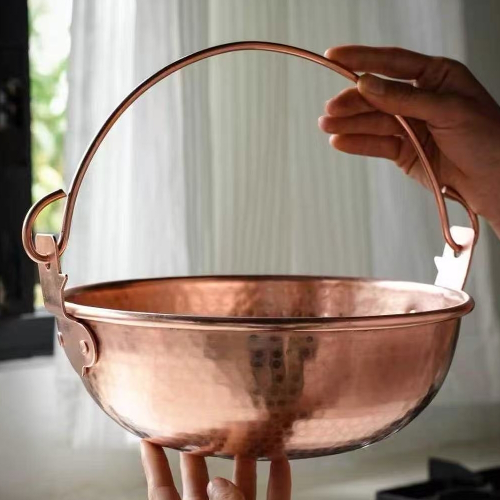 Vintage Copper Hanging Pot,Out - Outdoor Camping Utensils 评论和价格