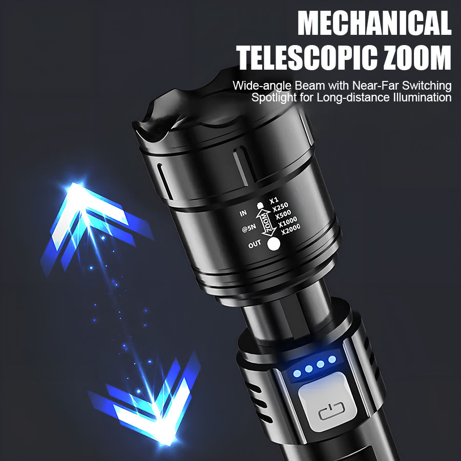 High Power P50 LED Flashlight  - Outdoor Camping Accessories 评论和价格
