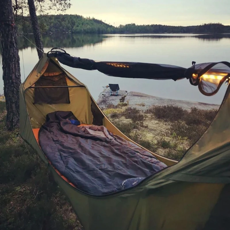 Zipper Type Mosquito Net Breat - Camping Hammock 评论和价格