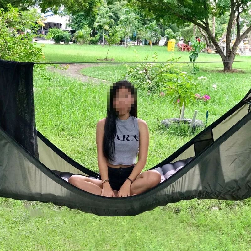 Zipper Type Mosquito Net Breat - Camping Hammock 评论和价格