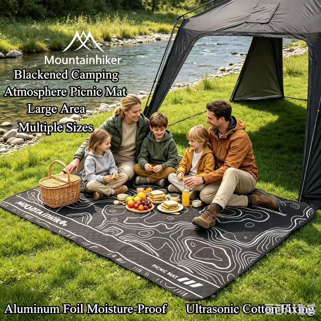 MOUNTAINHIKER Blackened Picnic - Outdoor Camping Mats Large 评论和价格