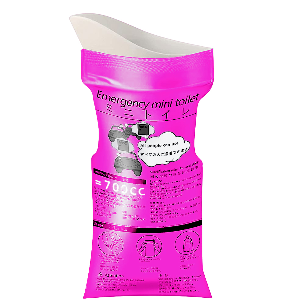 700ml Urinal Toilet Bag Unisex - Outdoor Camping Bathroom 评论和价格