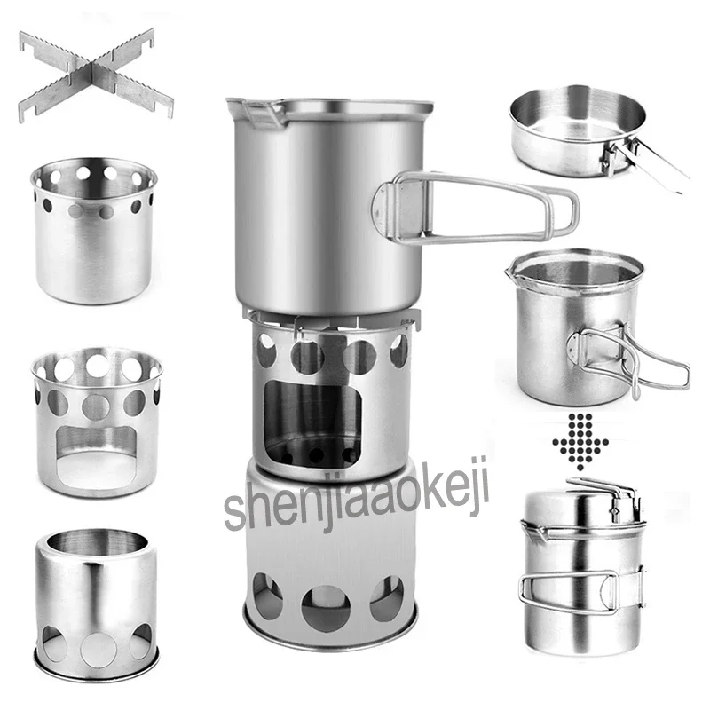 New Multi-purpose Camping Gril - Outdoor Camping Wood Burning Stove 评论和价格